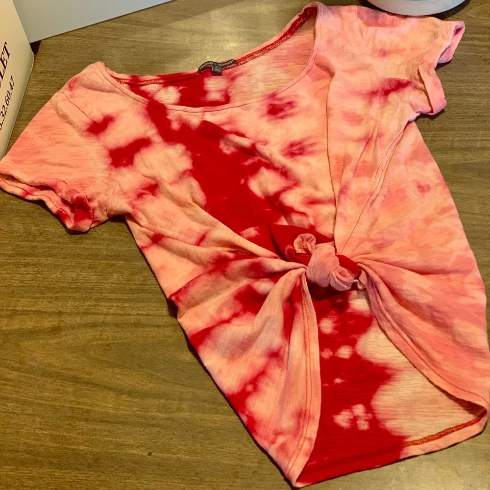 bleach dyed tee